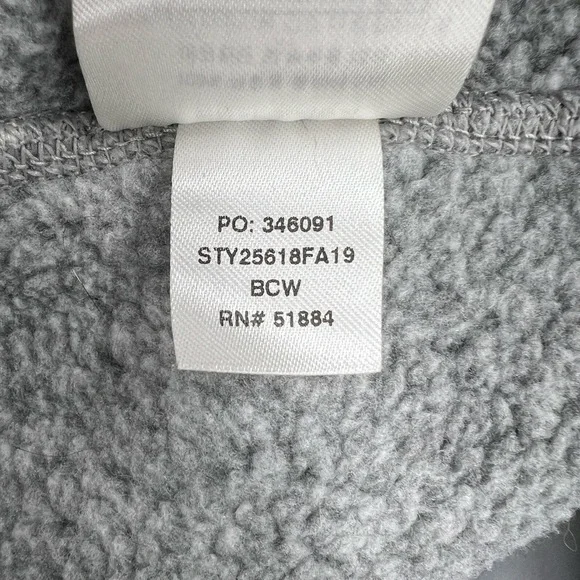 Patagonia Women’s Better Sweater Gray Quarter-Zip Fleece Pullover Medium - Picture 6 of 6